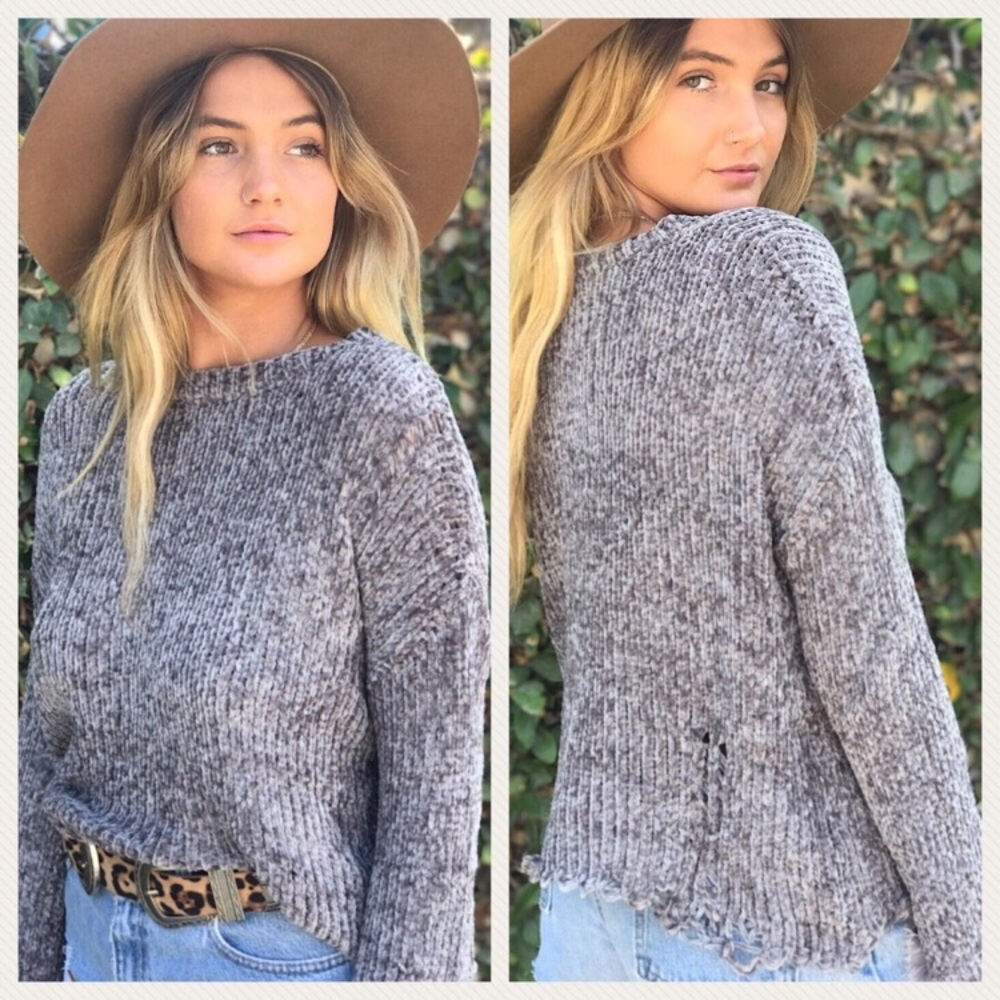 Chenille sweater ✨SALE ✨ - Picture 2 of 5